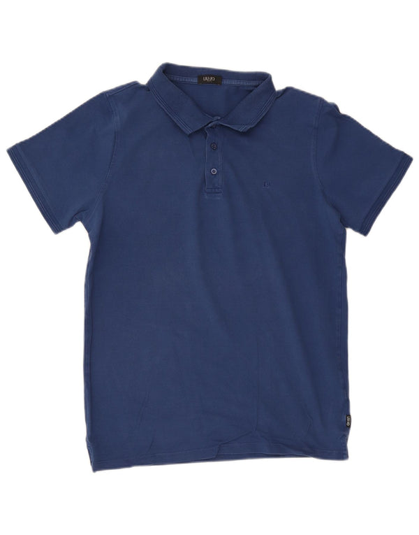 Liu Jo Mens Polo Shirt Large Blue