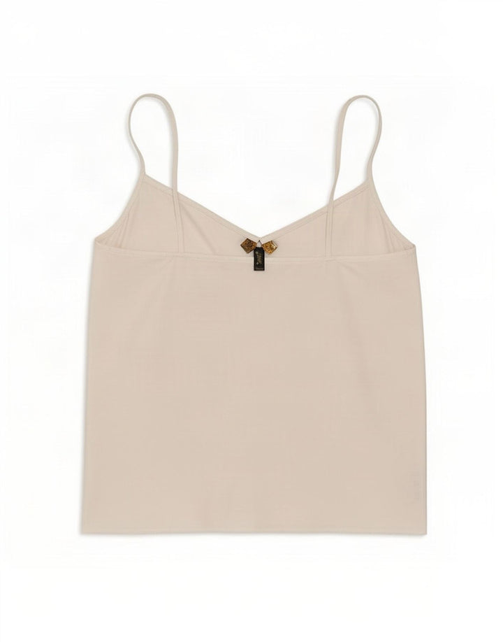 Lipsy Womens Cami Top UK 8 Small White Polyester