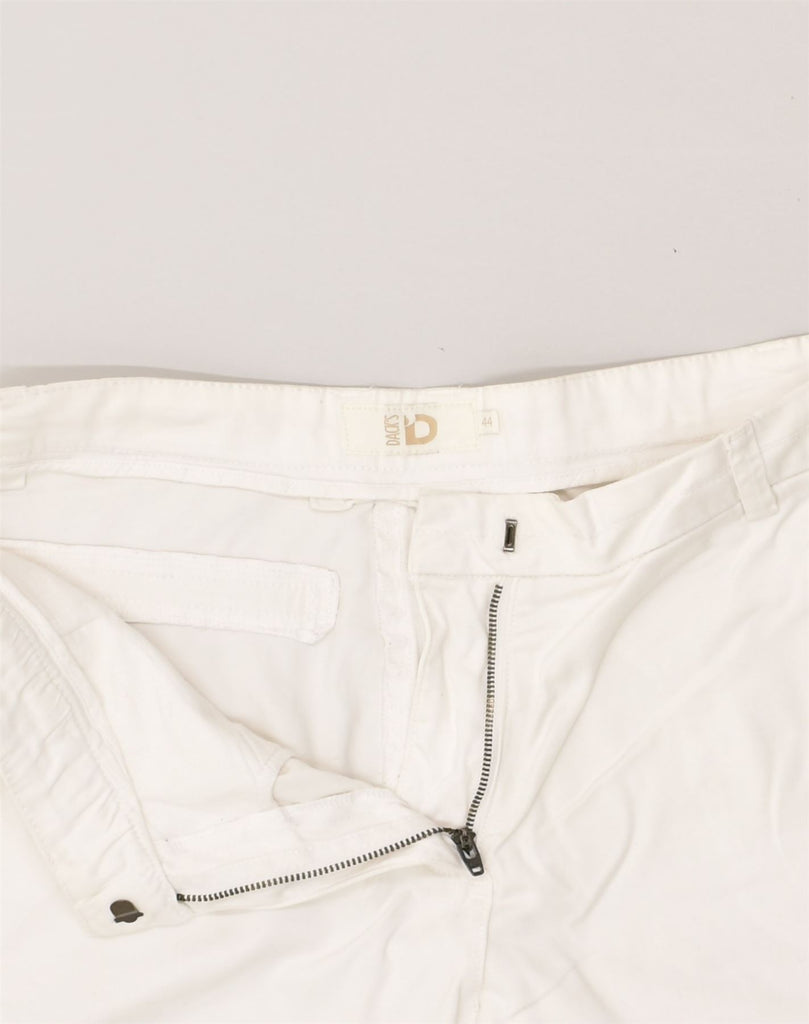 DACK'S Womens Chino Shorts EU 44 XL W36 White Cotton | Vintage Dack's | Thrift | Second-Hand Dack's | Used Clothing | Messina Hembry 