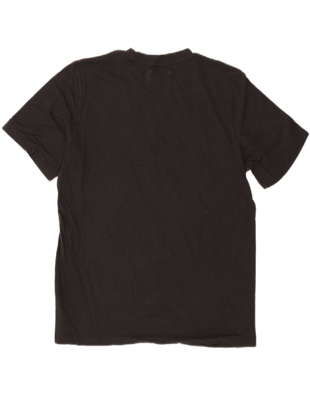 Adidas Mens T-Shirt Top Large Black Cotton