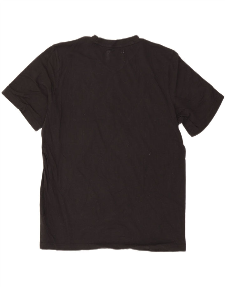 Adidas Mens T-Shirt Top Large Black Cotton