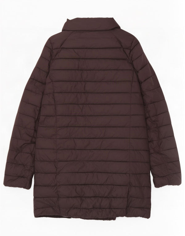 Refrigue Womens Padded Coat UK 14 Medium Brown Polyester
