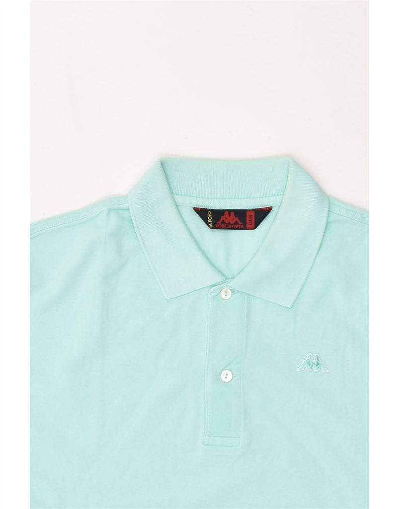 KAPPA Mens Polo Shirt Large Blue Cotton | Vintage Kappa | Thrift | Second-Hand Kappa | Used Clothing | Messina Hembry 