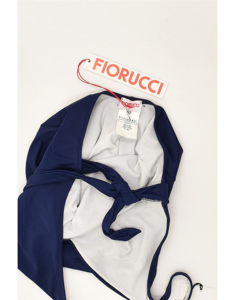 FIORUCCI Womens Swimwear UK 6 XS Navy Blue Polyamide | Vintage Fiorucci | Thrift | Second-Hand Fiorucci | Used Clothing | Messina Hembry 