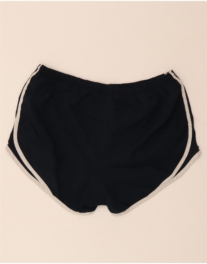 NIKE Womens Sport Shorts UK 14 Medium  Navy Blue Polyester Vintage Nike and Second-Hand Nike from Messina Hembry 