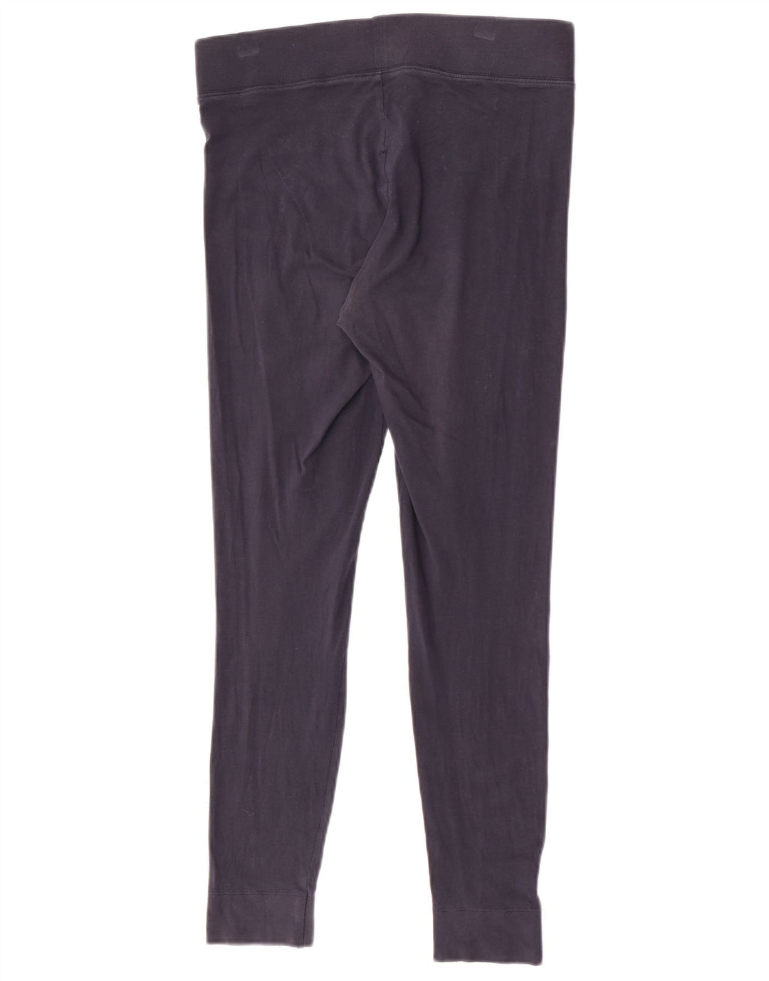 Marks & Spencer Womens Leggings UK 12 Medium  Navy Blue Cotton
