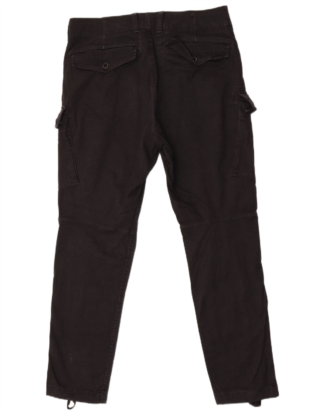 G-Star Mens Slim Cargo Trousers W33 L32 Black Cotton