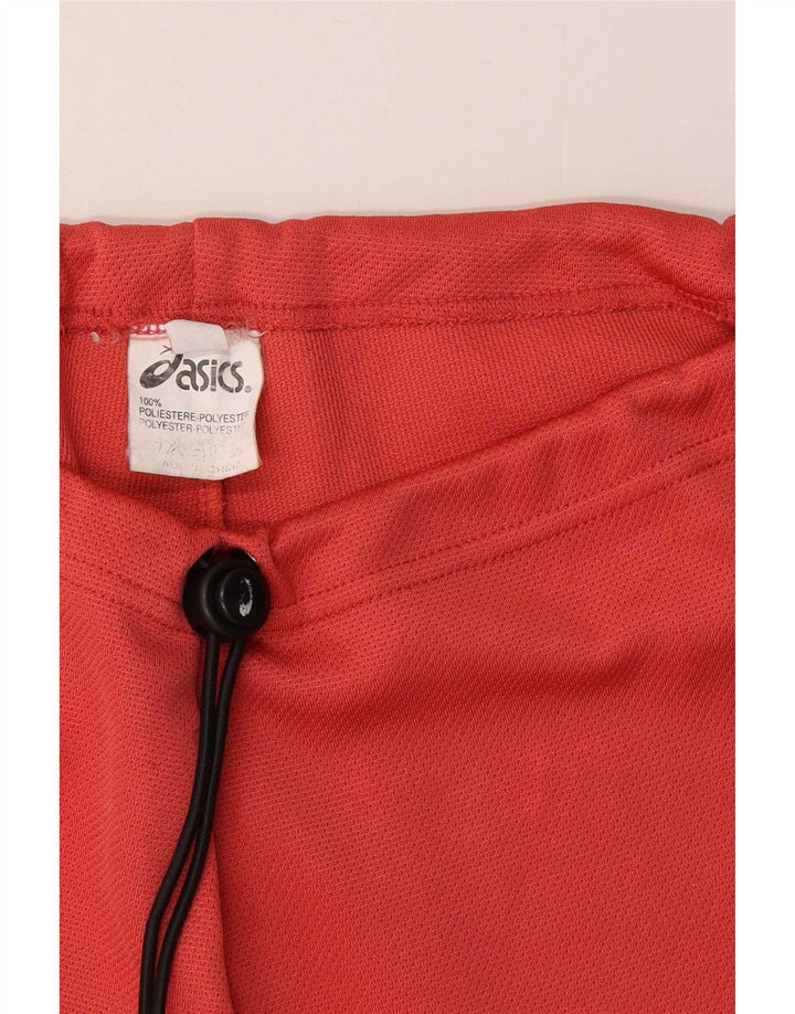Asics Womens Tracksuit Trousers UK 14 Large  Pink Polyester