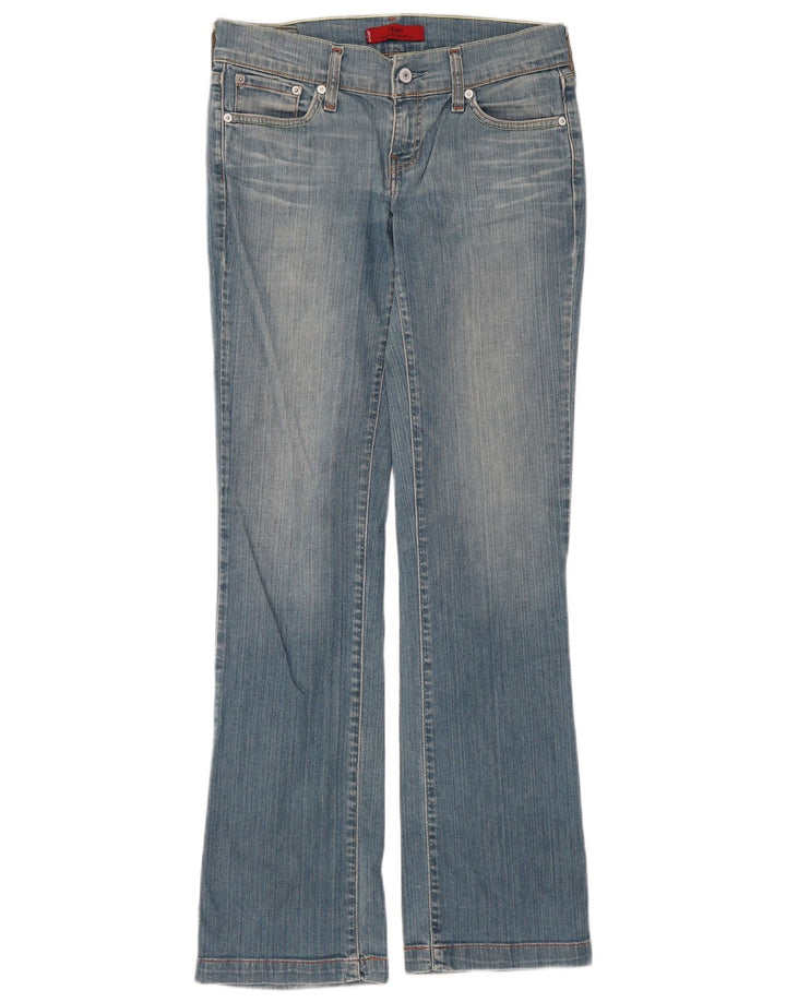 Levi's Womens Eve Straight Jeans W31 L34 Blue Cotton