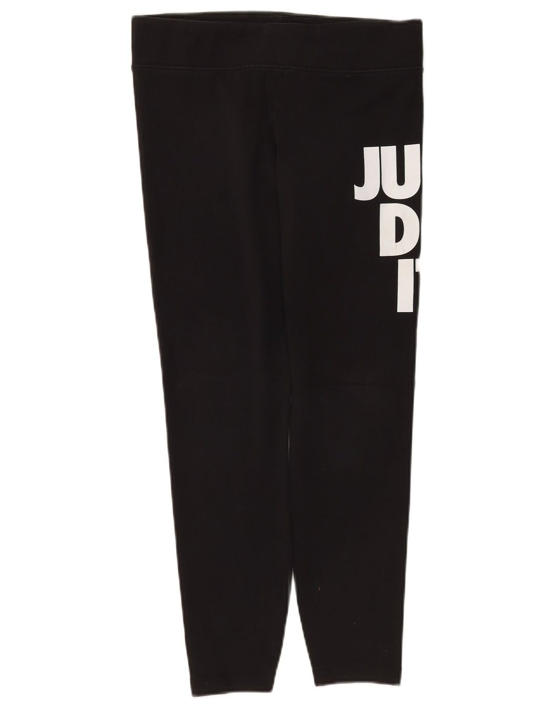 Nike Womens Graphic Leggings UK 16 Large Black Cotton