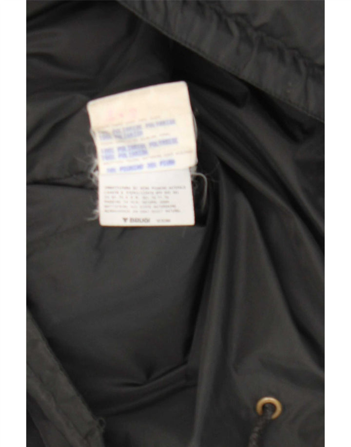 Brugi Mens Hooded Padded Jacket IT 52 XL Black Polyamide
