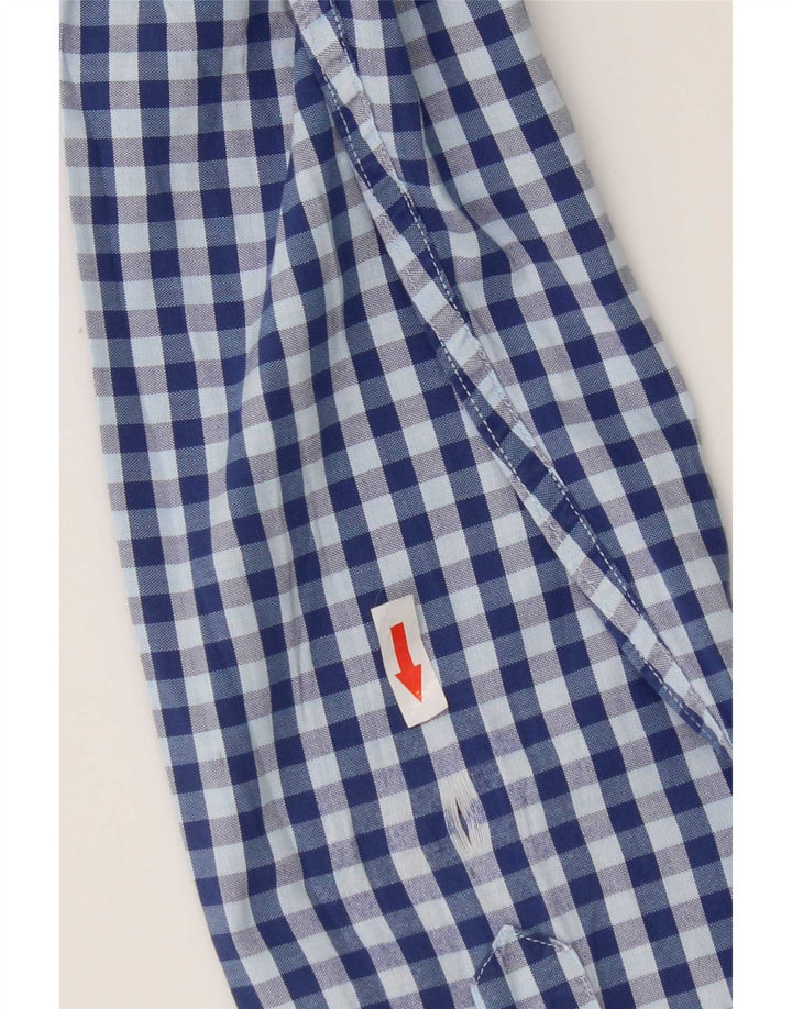 Gant Mens Heritage Regular Fit Shirt Medium Blue Gingham Cotton