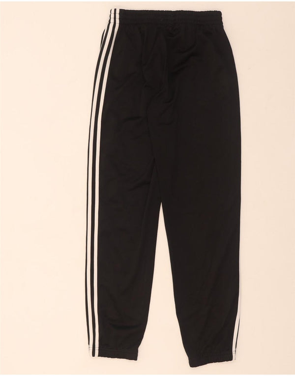 Adidas Boys Tracksuit Trousers Joggers 13-14 Years Black Polyester