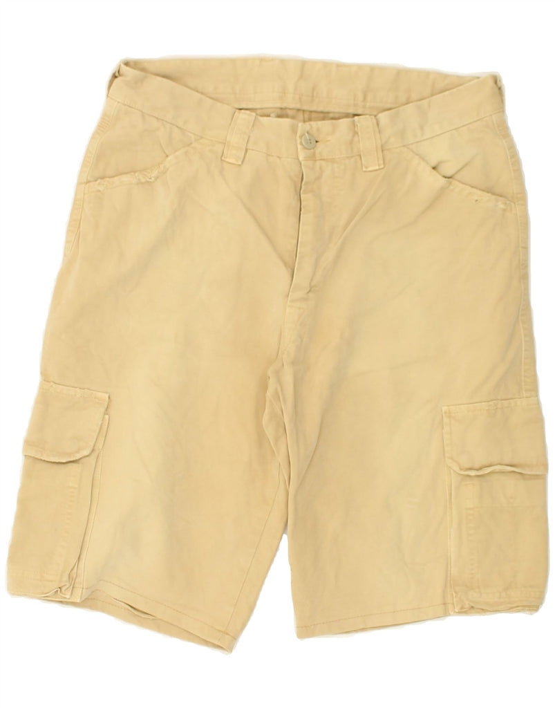 MASON'S Mens Cargo Shorts W30 Medium Beige Cotton | Vintage Mason's | Thrift | Second-Hand Mason's | Used Clothing | Messina Hembry 