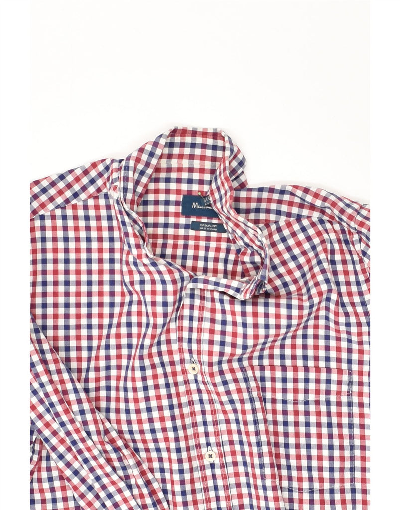 MASSIMO DUTTI Mens Casual Fit Shirt Medium Red Gingham | Vintage Massimo Dutti | Thrift | Second-Hand Massimo Dutti | Used Clothing | Messina Hembry 