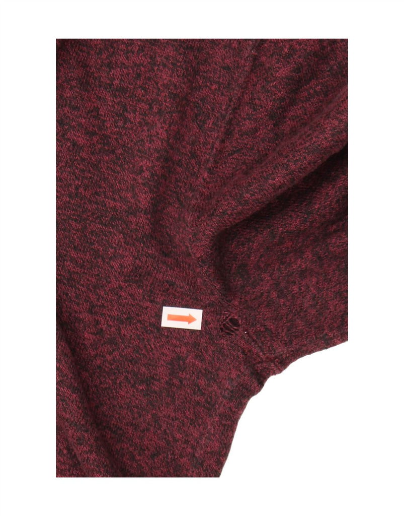 SUPERDRY Mens Boat Neck Jumper Sweater Large Burgundy Cotton Vintage Superdry and Second-Hand Superdry from Messina Hembry 
