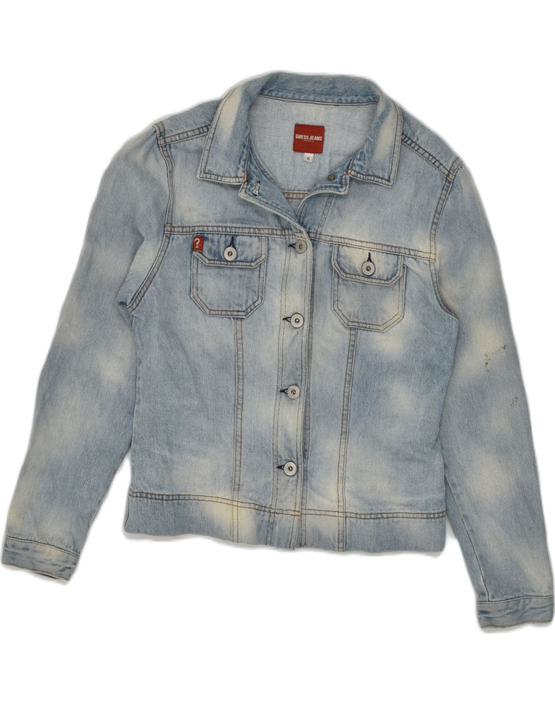 GUESS Girls Denim Jacket 15-16 Years Blue Cotton | Vintage Guess | Thrift | Second-Hand Guess | Used Clothing | Messina Hembry 