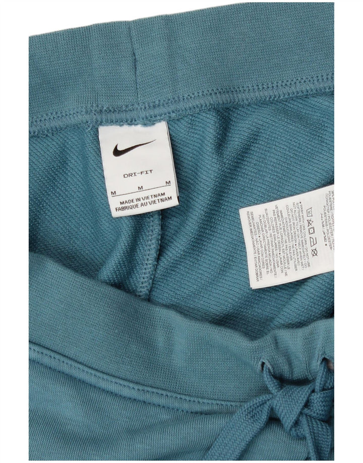 Nike Womens Dri Fit Tracksuit Trousers Joggers UK 14 Medium  Blue