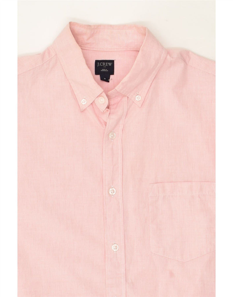 J. CREW Mens Shirt Medium Pink Cotton | Vintage J. Crew | Thrift | Second-Hand J. Crew | Used Clothing | Messina Hembry 