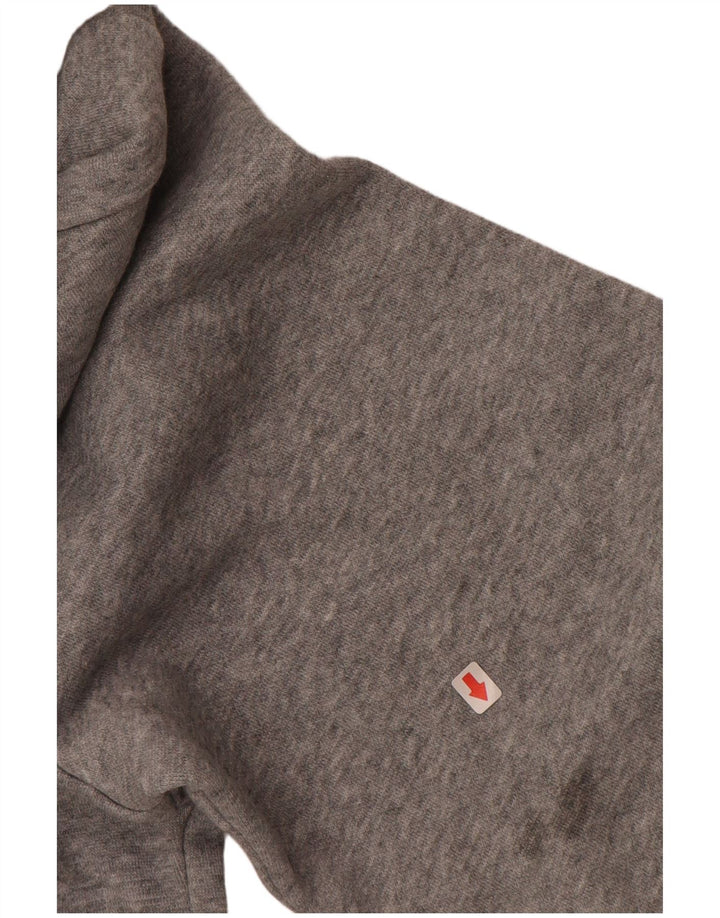 PUMA Mens Graphic Hoodie Jumper Medium Grey Cotton