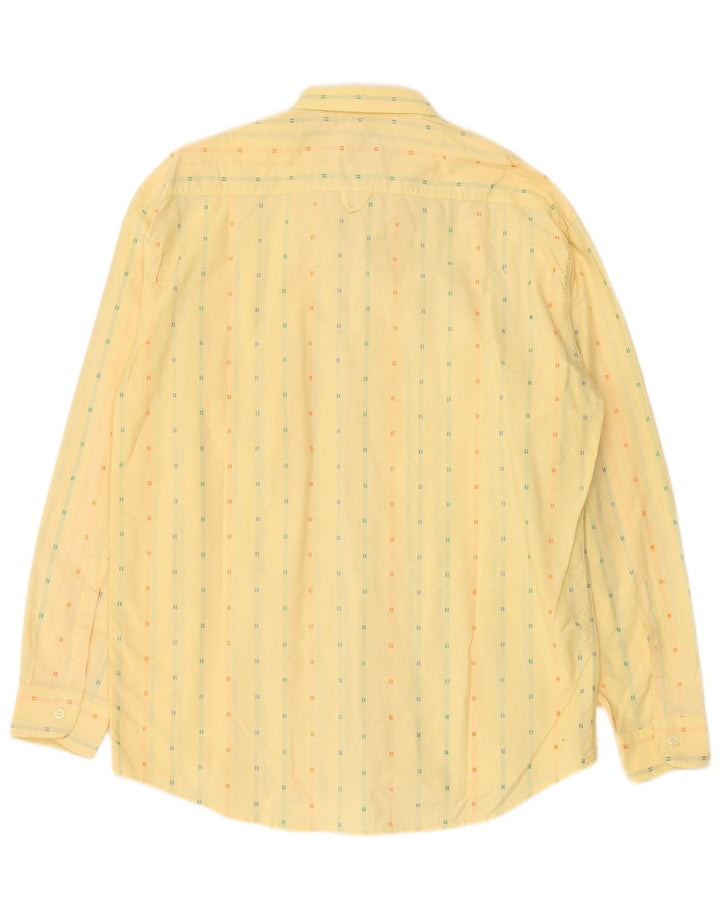 RODRIGO Mens Shirt Size 15 3/4 40 Medium Yellow Striped