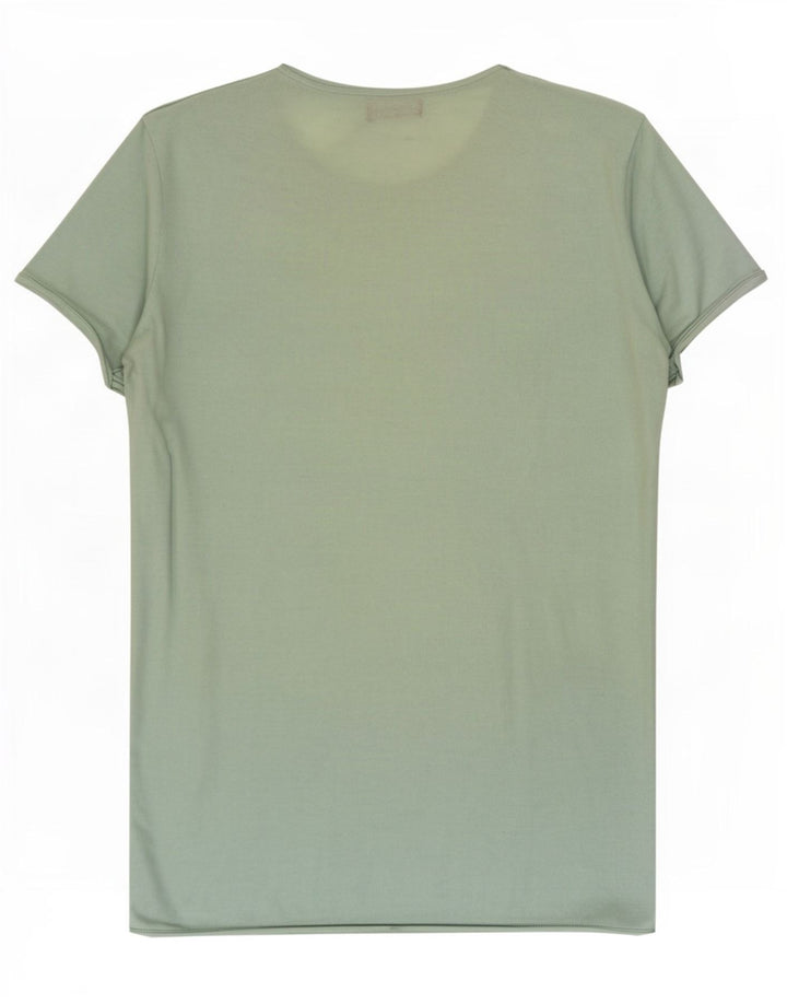 Zara Mens T-Shirt Top Large Green