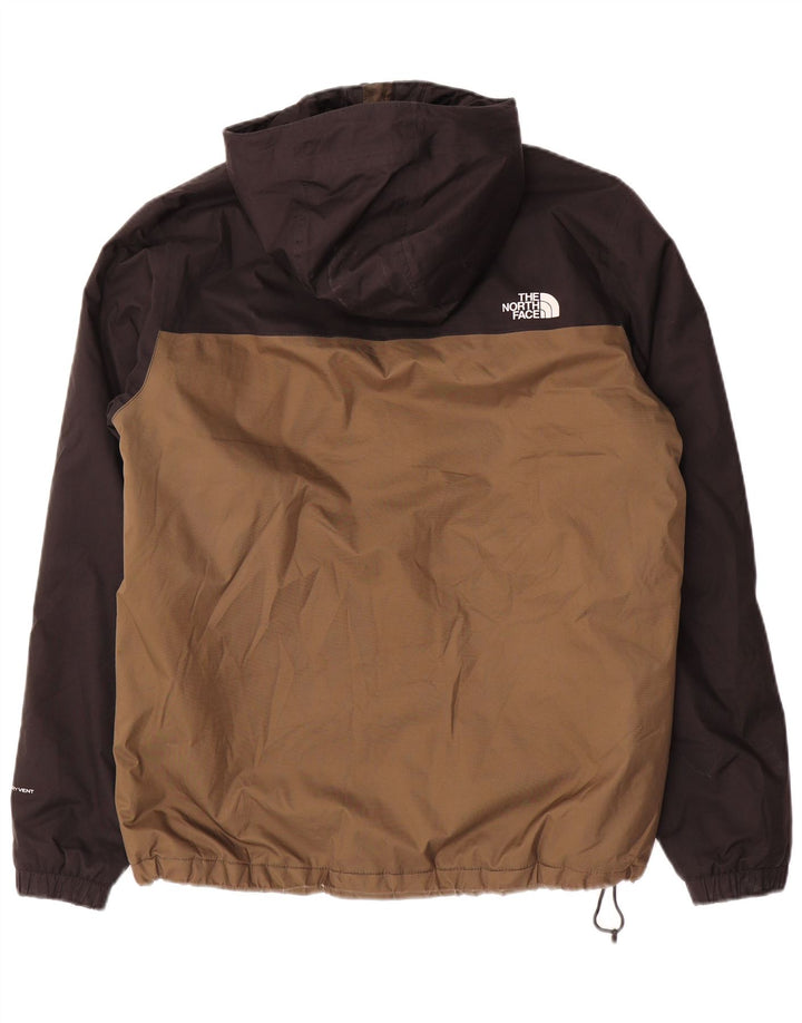 The North Face Mens Windbreaker Jacket UK 38 Medium Black Colourblock