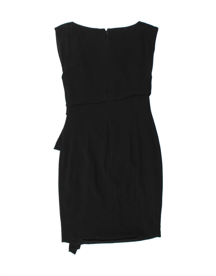 COAST Womens Sleeveless Bodycon Dress UK 12 Medium Black Triacetate Vintage Coast and Second-Hand Coast from Messina Hembry 