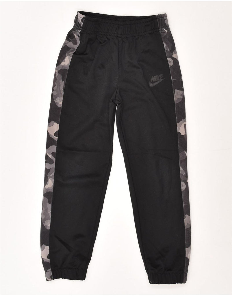 NIKE Boys Graphic Tracksuit Trousers Joggers 5-6 Years Medium Black | Vintage Nike | Thrift | Second-Hand Nike | Used Clothing | Messina Hembry 