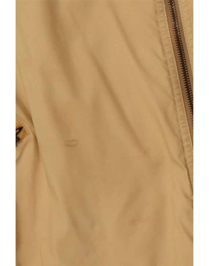 VINTAGE Womens Utility Jacket UK 16 Large Beige Colourblock