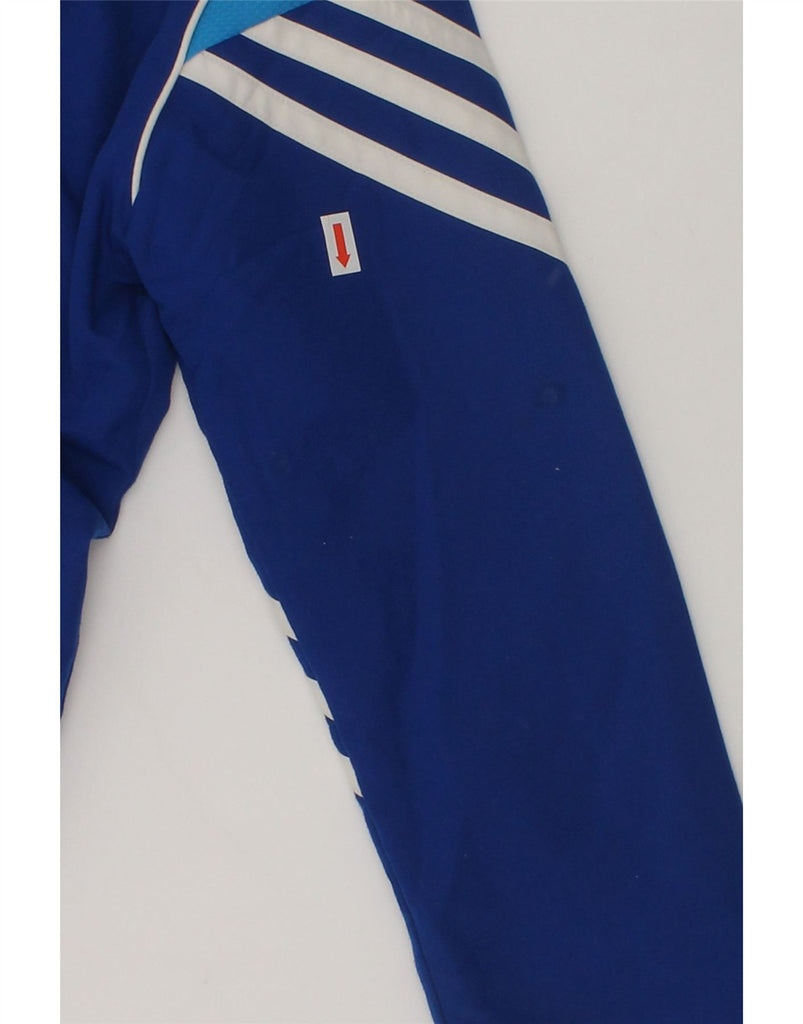 ADIDAS Boys Tracksuit Top Jacket 7-8 Years Blue Polyester | Vintage Adidas | Thrift | Second-Hand Adidas | Used Clothing | Messina Hembry 