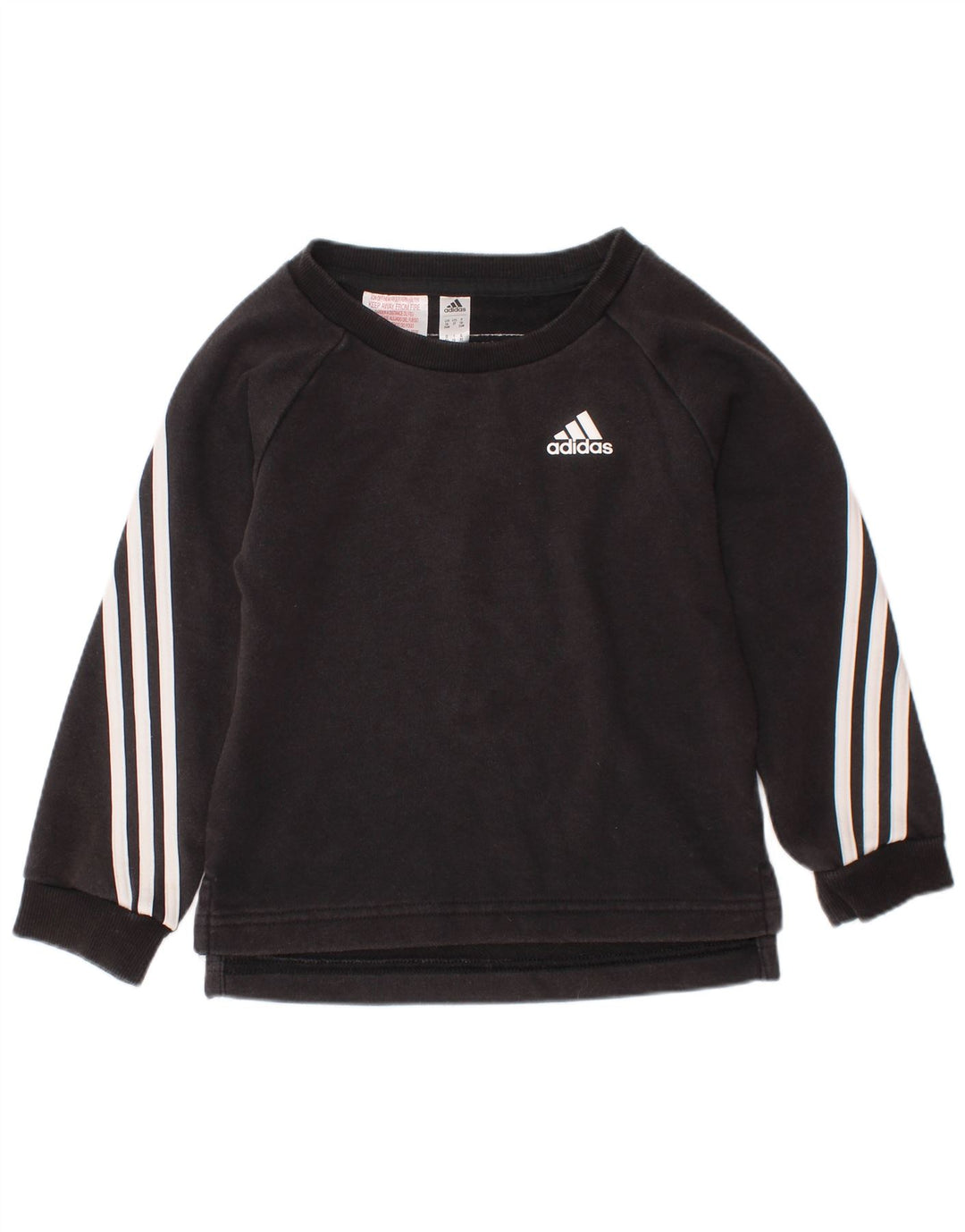 ADIDAS Baby Boys Sweatshirt Jumper 18-24 Months Black Cotton