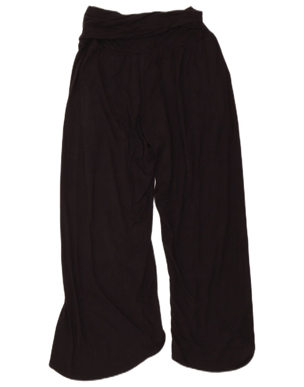 Athleta Womens High Waist Loose Fit Cropped Trousers Small W26 L26 Black