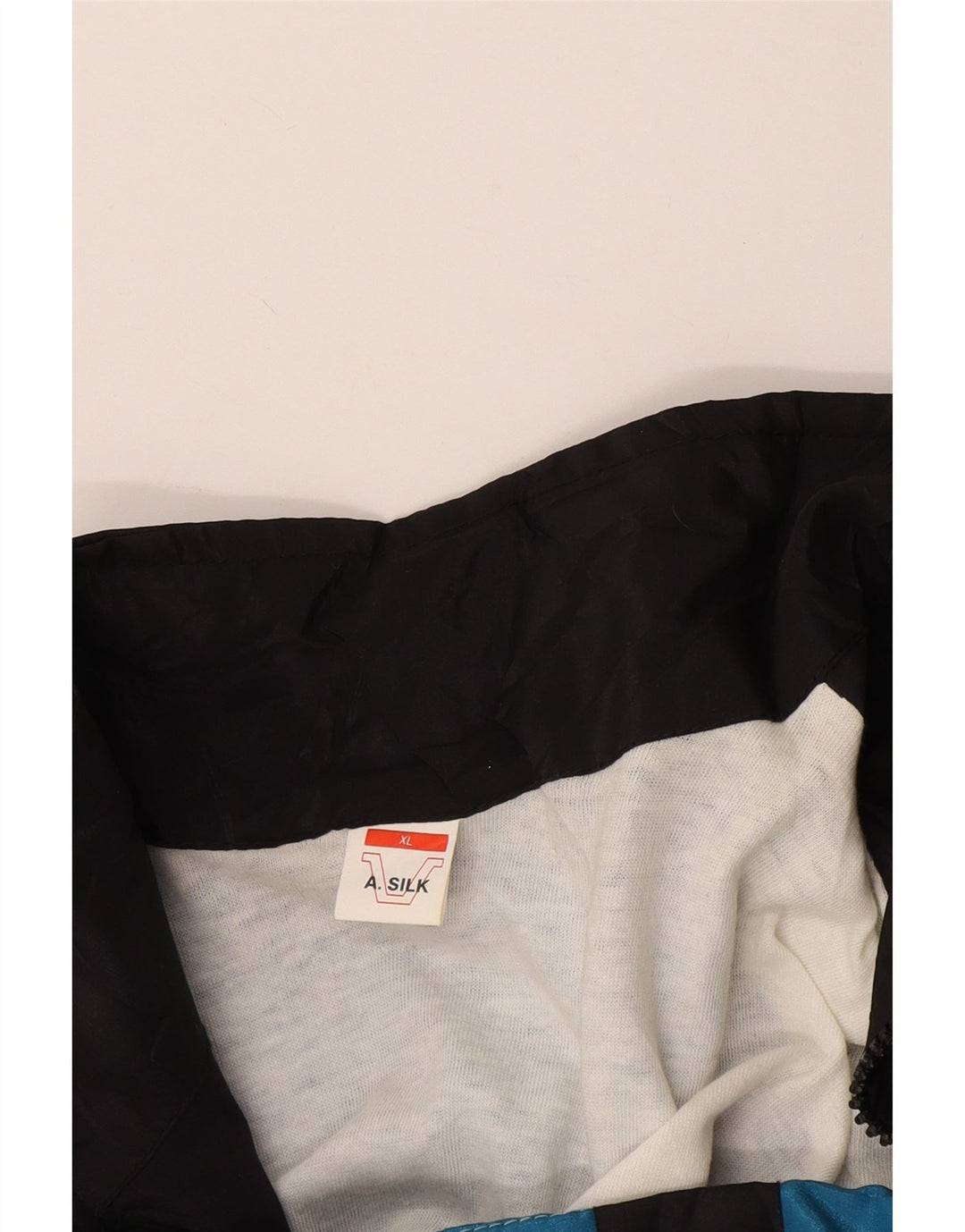 Vintage Mens Tracksuit Top Jacket XL Blue Colourblock