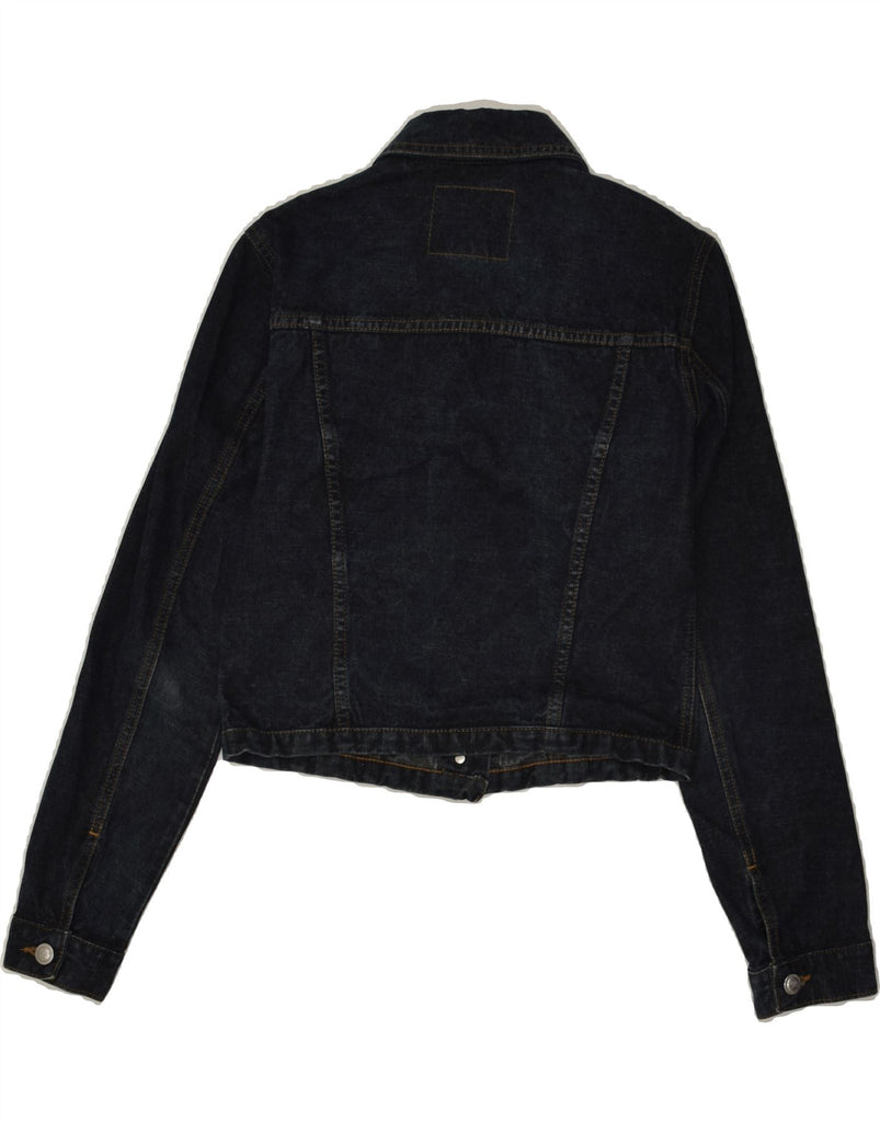 ONYX Girls Denim Jacket 12-13 Years Large Navy Blue Cotton | Vintage Onyx | Thrift | Second-Hand Onyx | Used Clothing | Messina Hembry 