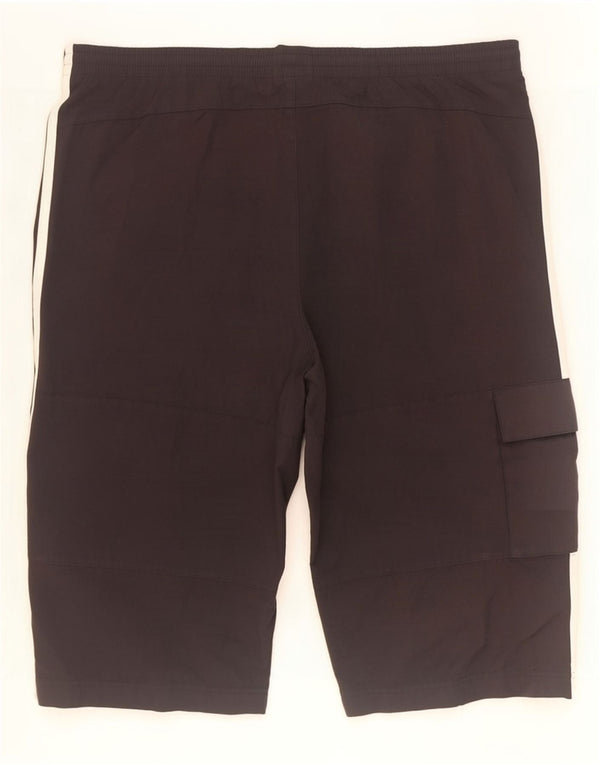 Adidas Mens Cargo Sport Shorts Large Black Polyester