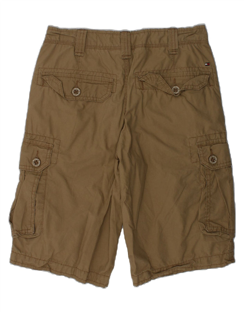 TOMMY HILFIGER Boys Cargo Shorts 9-10 Years W26  Brown Cotton | Vintage Tommy Hilfiger | Thrift | Second-Hand Tommy Hilfiger | Used Clothing | Messina Hembry 