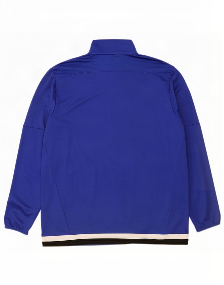 Adidas Mens Climacool Tracksuit Top Jacket Large Blue Polyester