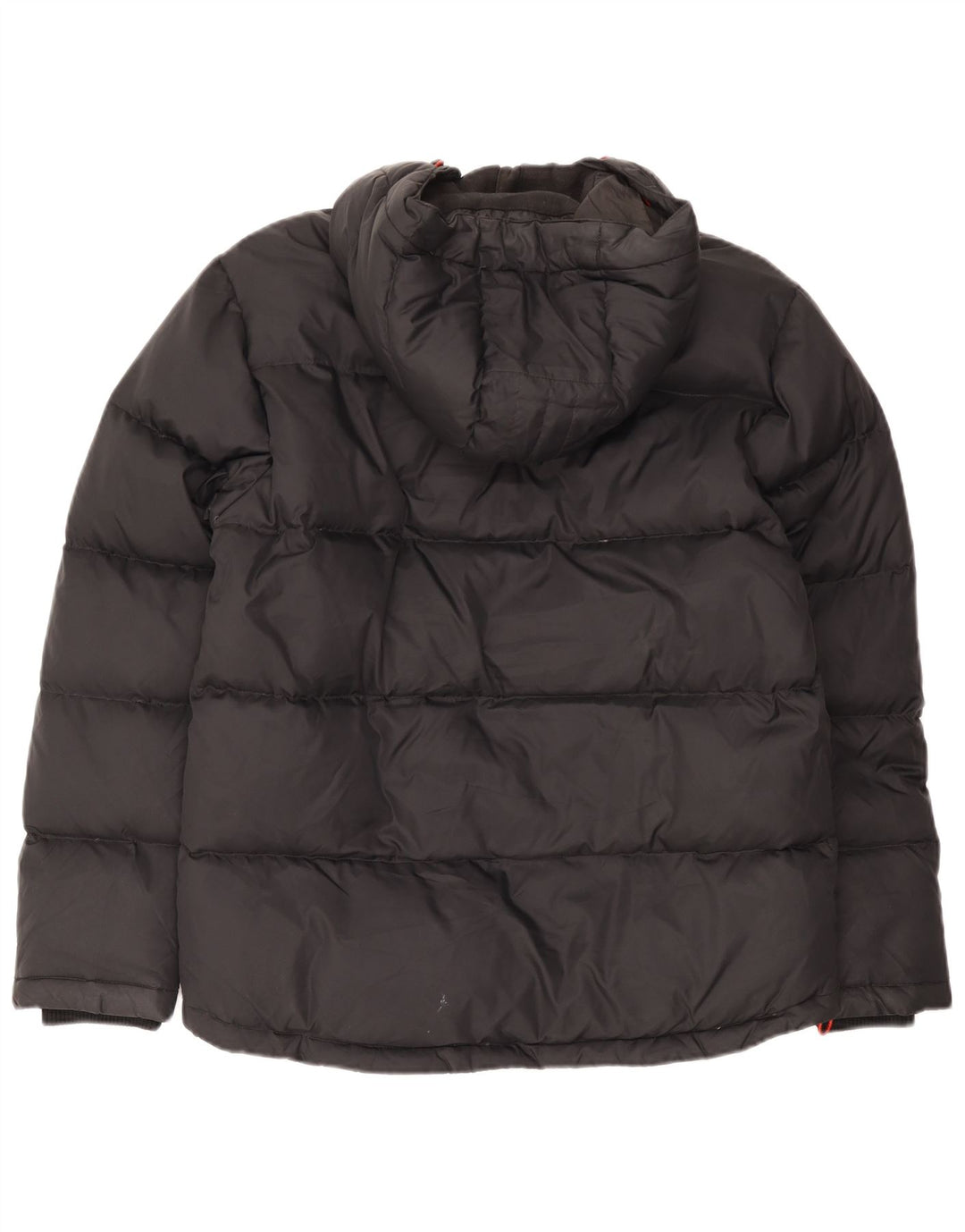 Mountain Warehouse Mens Hooded Padded Jacket UK 38 Medium Black Nylon