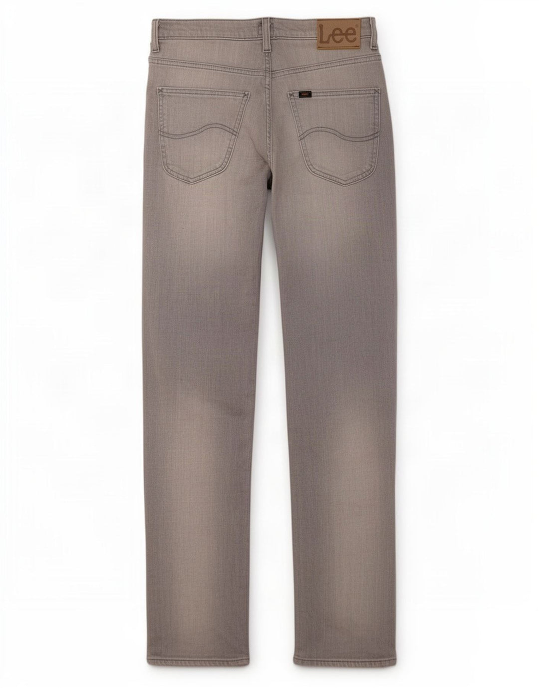 Lee Womens Brooklyn Straight Jeans W32 L32 Grey Cotton
