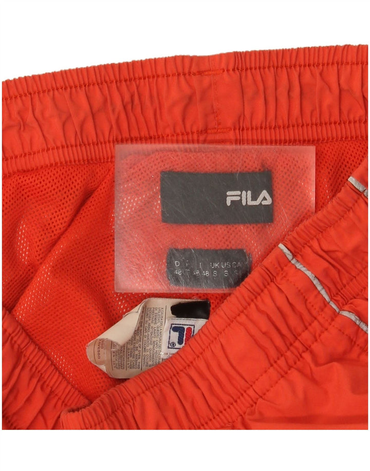 Fila Mens Tracksuit Trousers Small  Orange