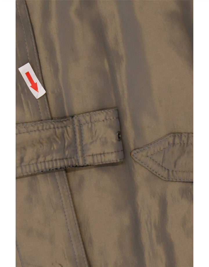 Gianfranco Ferre Womens Trench Coat UK 12 Medium Grey