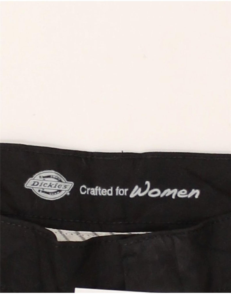 DICKIES Womens Straight Casual Trousers US 10 Large W32 L32  Black Cotton | Vintage Dickies | Thrift | Second-Hand Dickies | Used Clothing | Messina Hembry 