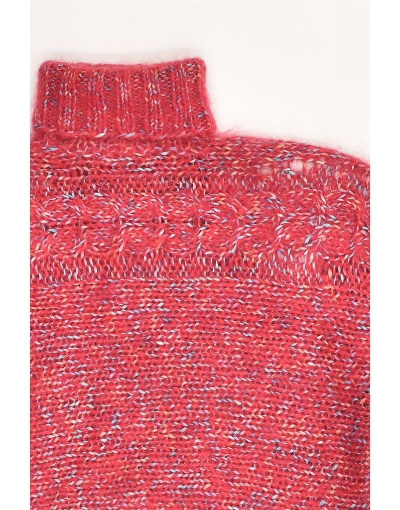 VINTAGE Womens Roll Neck Jumper Sweater UK 16 Large Red Flecked | Vintage Vintage | Thrift | Second-Hand Vintage | Used Clothing | Messina Hembry 