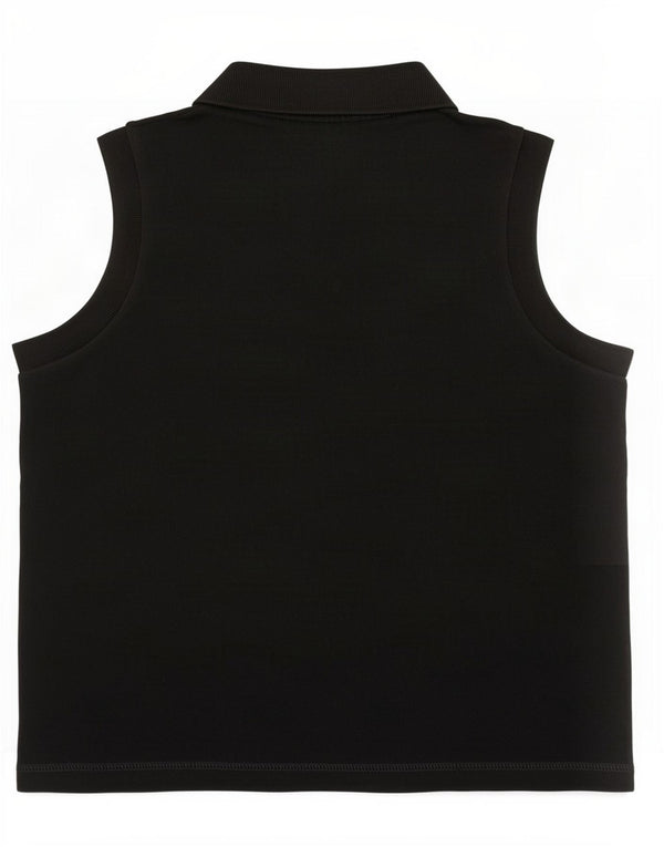 Champion Womens Crop Sleeveless Polo Shirt UK 18 XL Black