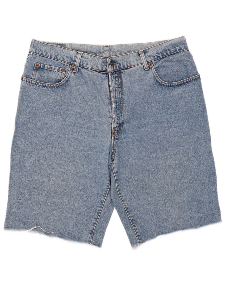 Casucci Mens Denim Shorts W36 Large Blue Cotton