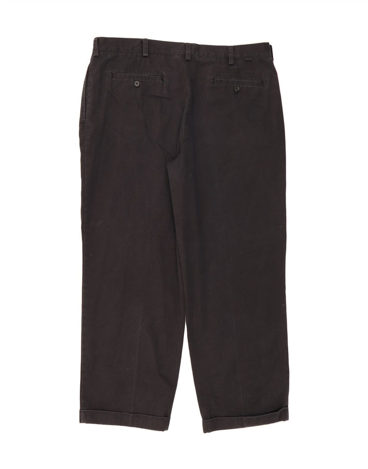 IZOD Mens Pegged Chino Trousers W40 L30 Black Cotton Vintage Izod and Second-Hand Izod from Messina Hembry 