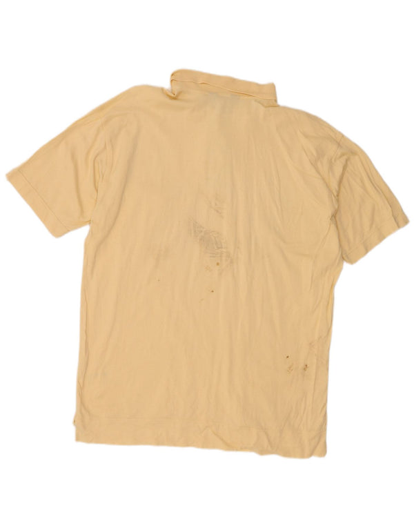 Paul & Shark Mens Polo Shirt 2XL Yellow Cotton