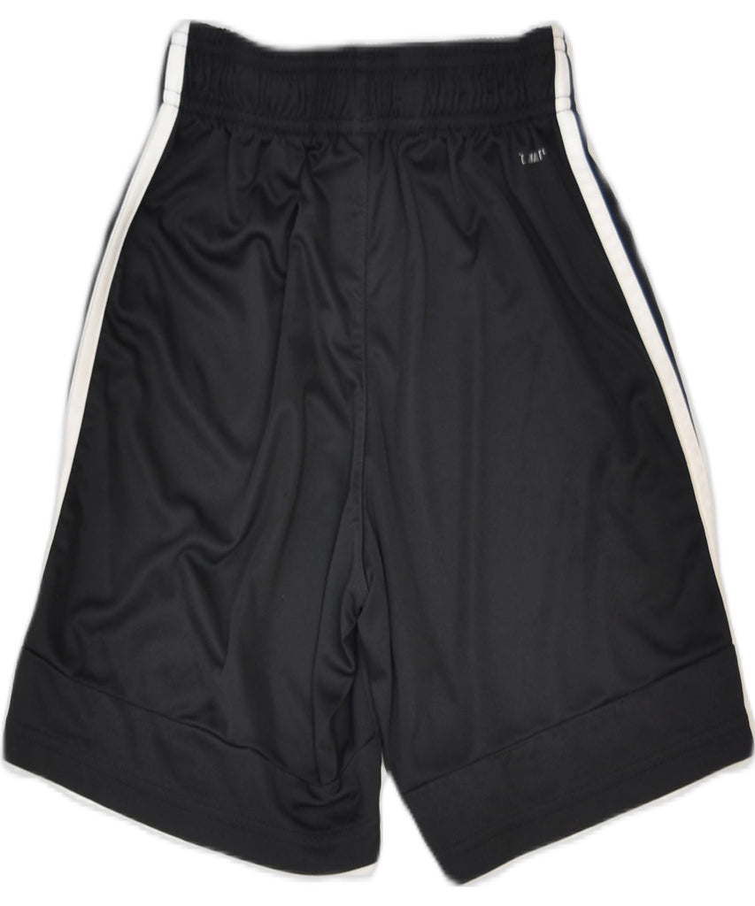 ADIDAS Girls Sport Shorts 11-12 Years Black Polyester | Vintage | Thrift | Second-Hand | Used Clothing | Messina Hembry 