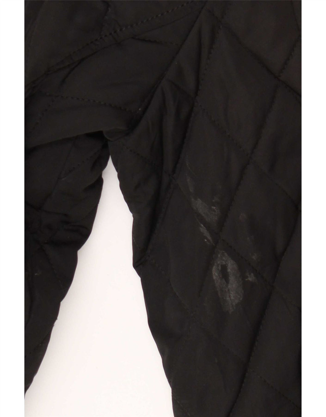 Zara Mens Quilted Jacket UK 38 Medium Black Polyester